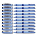 Schneider One Hybrid N Roller Ball Pen, Stick, Extra-Fine 0.3 mm, Blue Ink, Blue Barrel, 10/Box (183403)