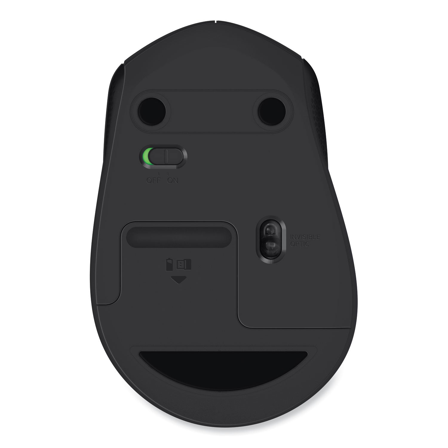 Logitech M330 Silent Plus Mouse, 2.4 GHz Frequency/33 ft Wireless Range, Right Hand Use, Black (910004905)