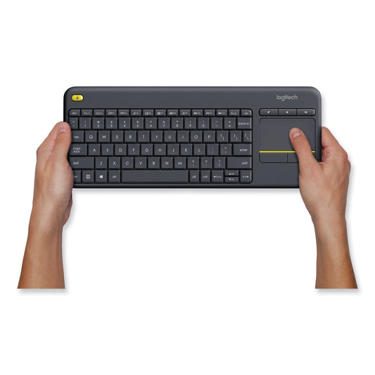 Logitech Wireless Touch Keyboard K400 Plus, Black (920007119)