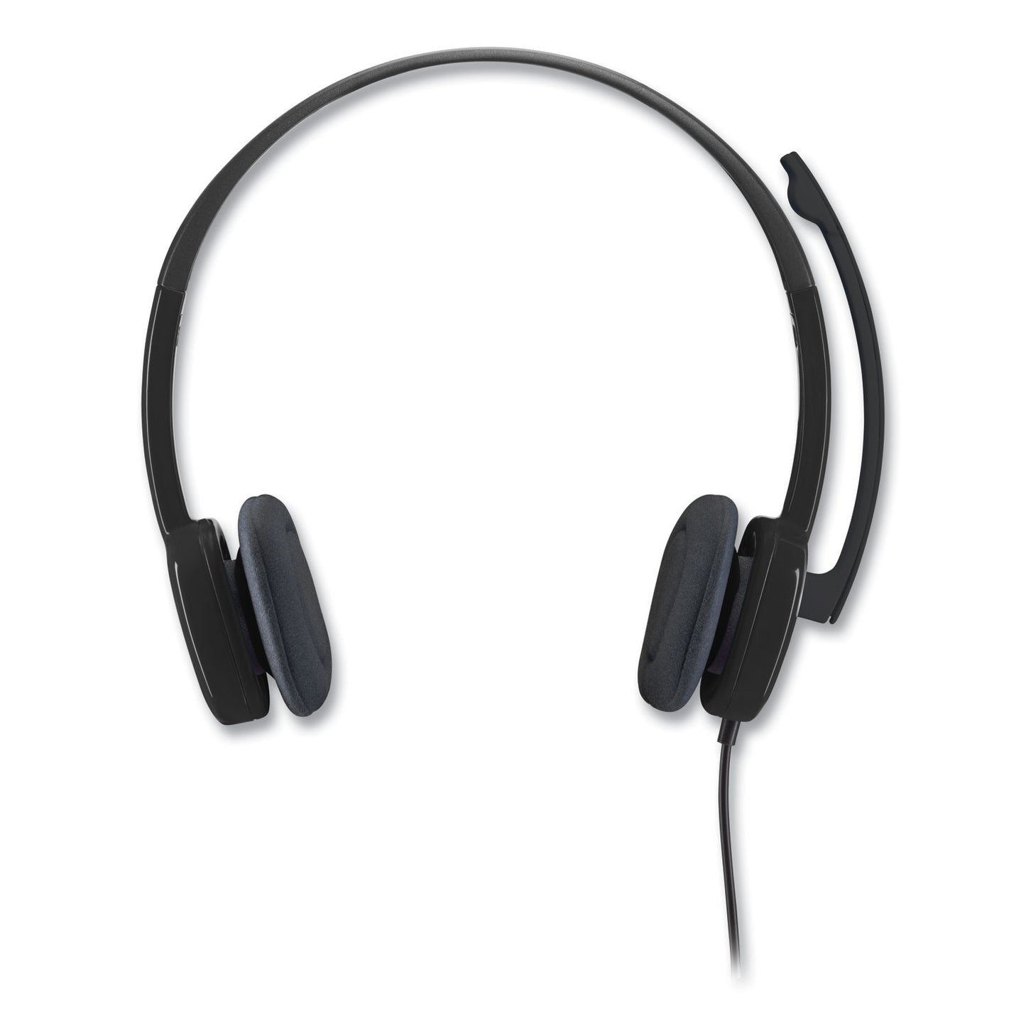 Logitech H151 Binaural Over The Head Headset, Black (981000587)