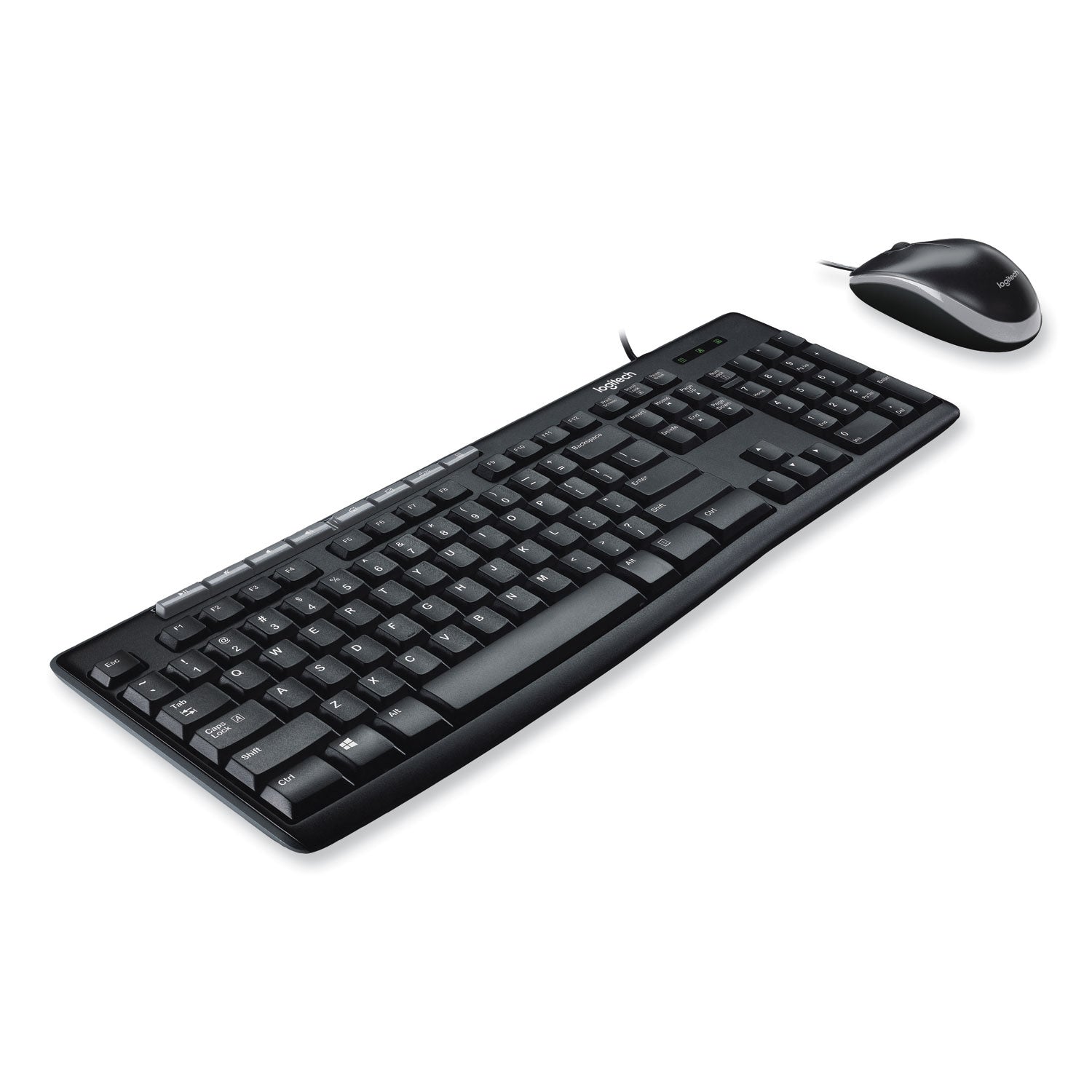 Logitech Wired Media Combo MK200, USB 2.0, Black (920002714)