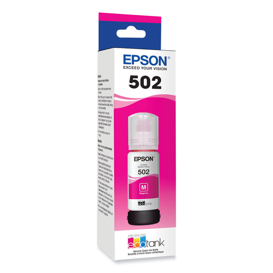 Epson T502320-S (502) Ink, 6,000 Page-Yield, Magenta