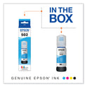 Epson T502220-S (502) Ink, 6,000 Page-Yield, Cyan