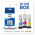 Epson T502520-S (502) Ink, 6,000 Page-Yield, Cyan/Magenta/Yellow