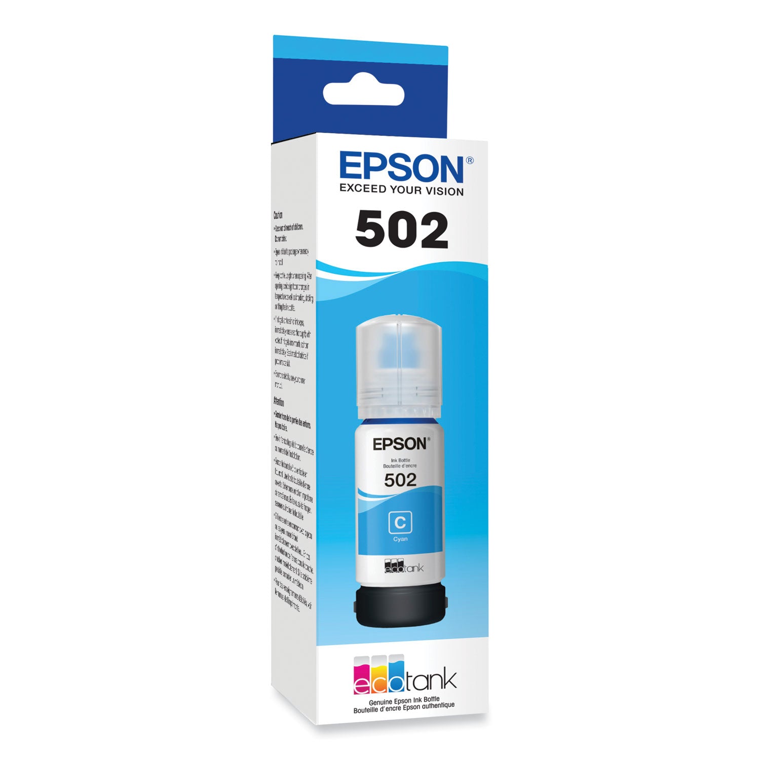Epson T502220-S (502) Ink, 6,000 Page-Yield, Cyan