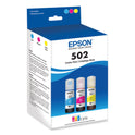 Epson T502520-S (502) Ink, 6,000 Page-Yield, Cyan/Magenta/Yellow
