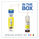Epson T502420-S (502) Ink, 6,000 Page-Yield, Yellow