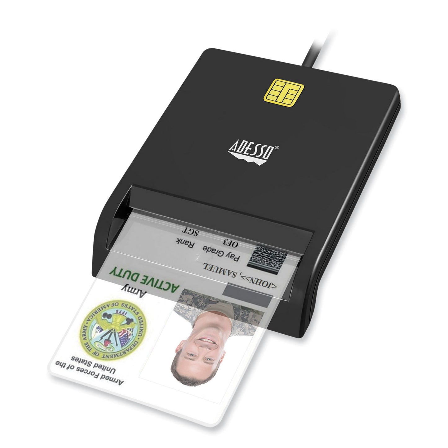 Adesso SCR-100 Smart Card Reader, USB