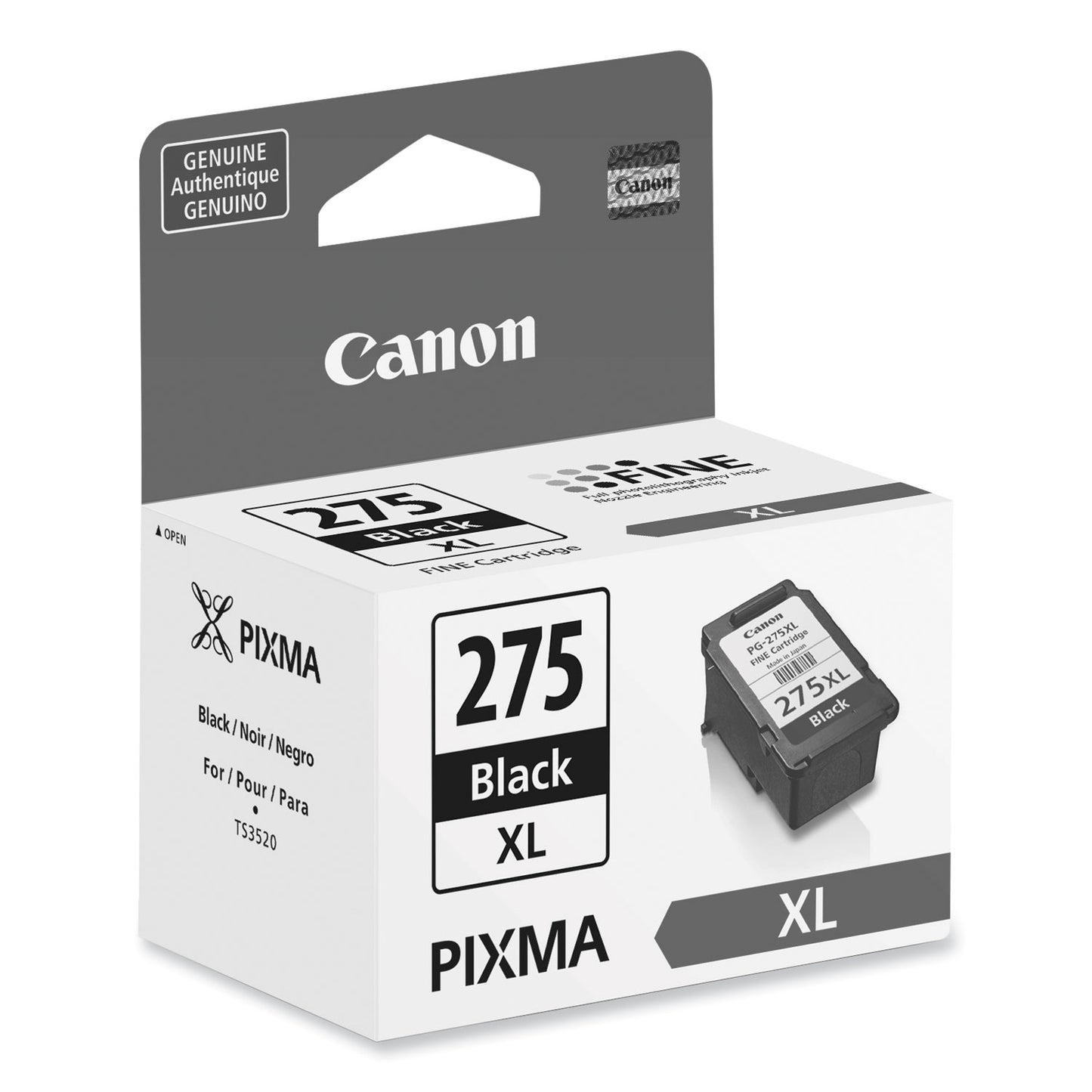 Canon 4981C001 (PG-275XL) Chromalife 100 High-Yield Ink, 400 Page-Yield, Black