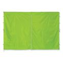 ergodyne Shax 6096 Pop-Up Tent Sidewall with Zipper, Single Skin, 10 ft x 10 ft, Polyester, Lime (12978)