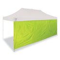 ergodyne Shax 6097 Pop-Up Tent Sidewall, Single Skin, 10 ft x 10 ft, Polyester, Lime (12995)