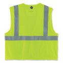 ergodyne GloWear 8263FRHL Class 2 FR Safety Economy Hook and Loop Vest, Modacrylic Mesh/Cotton, 4X-Large/5X-Large, Lime (21869)