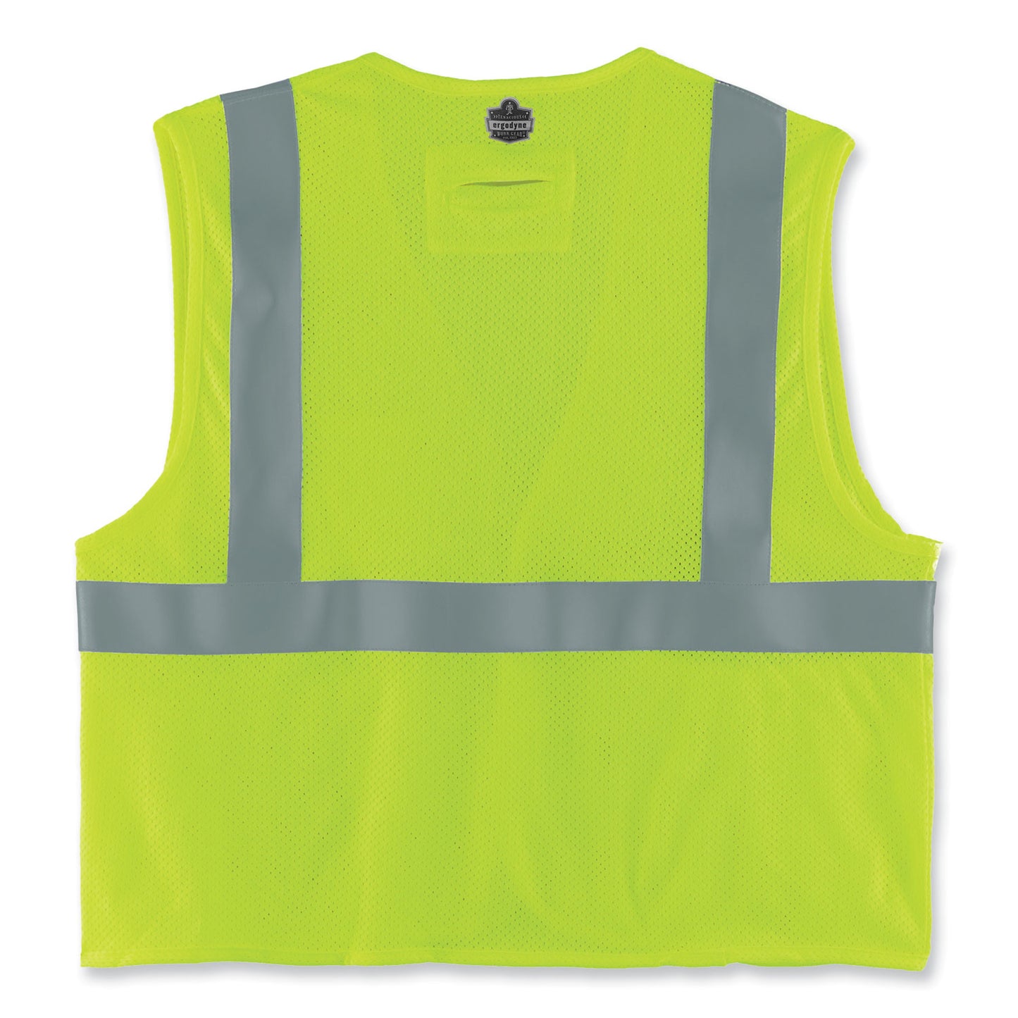 ergodyne GloWear 8263FRHL Class 2 FR Safety Economy Hook and Loop Vest, Modacrylic Mesh/Cotton, 4X-Large/5X-Large, Lime (21869)