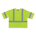 ergodyne GloWear 8356FRHL Class 3 FR Hook and Loop Safety Vest with Sleeves, Modacrylic, Small/Medium, Lime (22213)