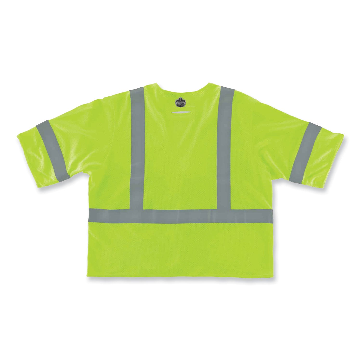 ergodyne GloWear 8356FRHL Class 3 FR Hook and Loop Safety Vest with Sleeves, Modacrylic, Small/Medium, Lime (22213)