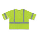 ergodyne GloWear 8356FRHL Class 3 FR Hook and Loop Safety Vest with Sleeves, Modacrylic, 2X-Large/3X-Large, Lime (22217)