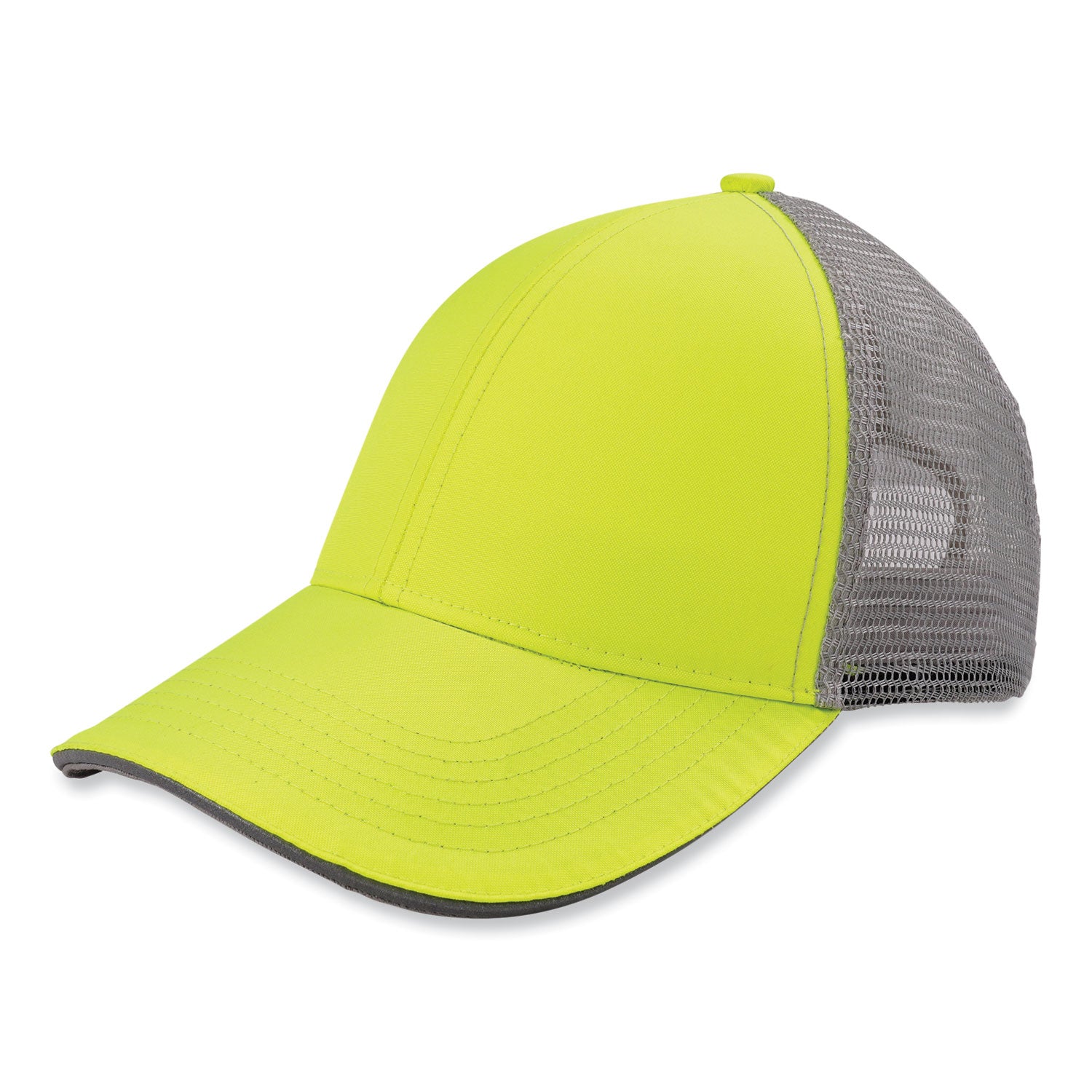 ergodyne GloWear 8933 Reflective Snapback Hat, Cotton/Polyester, One Size Fits Most, Hi-Vis Lime (23245)