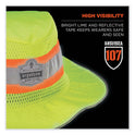 ergodyne GloWear 8935 Hi-Vis Ranger Sun Hat, Polyester, Small/Medium, Lime (23259)