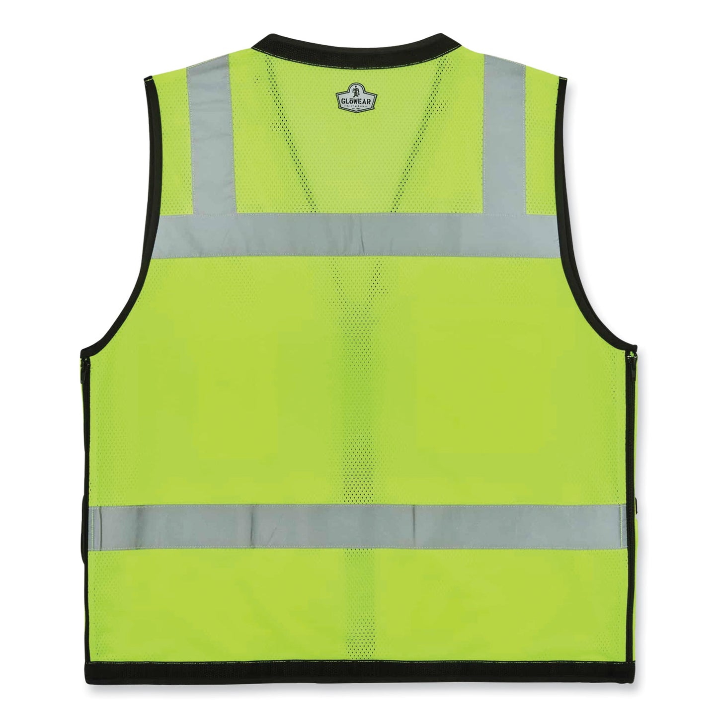 ergodyne GloWear 8253HDZ Class 2 Heavy-Duty Mesh Surveyors Vest, Polyester, Large/X-Large, Lime (23325)