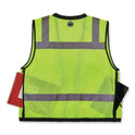 ergodyne GloWear 8253HDZ Class 2 Heavy-Duty Mesh Surveyors Vest, Polyester, 2X-Large/3X-Large, Lime (23327)