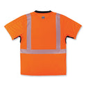 ergodyne GloWear 8283BK Class 2 Lightweight Performance Hi-Vis T-Shirt, Polyester, Small, Orange (23512)