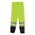 ergodyne GloWear 8910BK Class E Hi-Vis Pants with Black Bottom, Polyester, 2X-Large/3X-Large, Lime (23957)