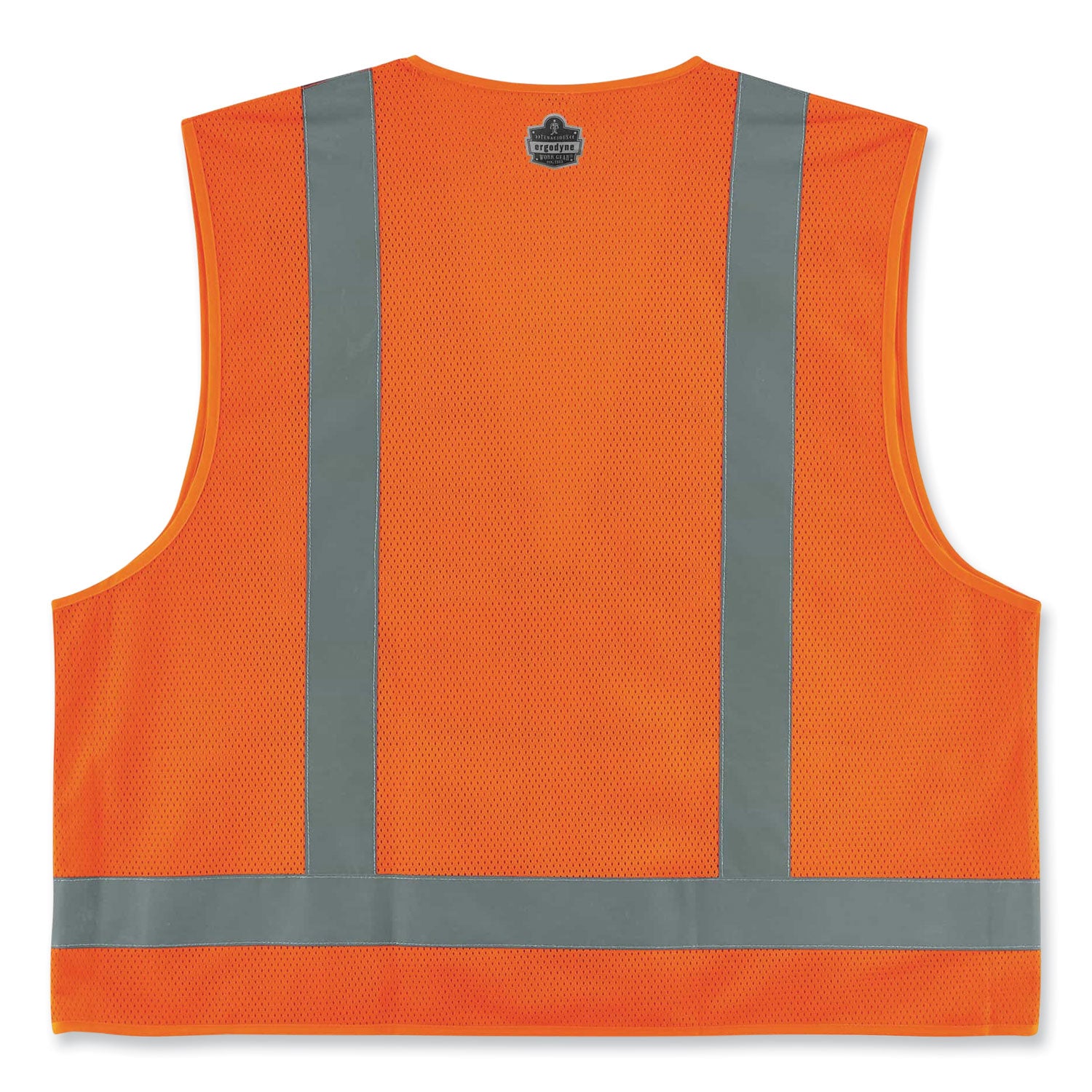 ergodyne GloWear 8249Z Class 2 Economy Surveyors Zipper Vest, Polyester, Small/Medium, Orange (24013)