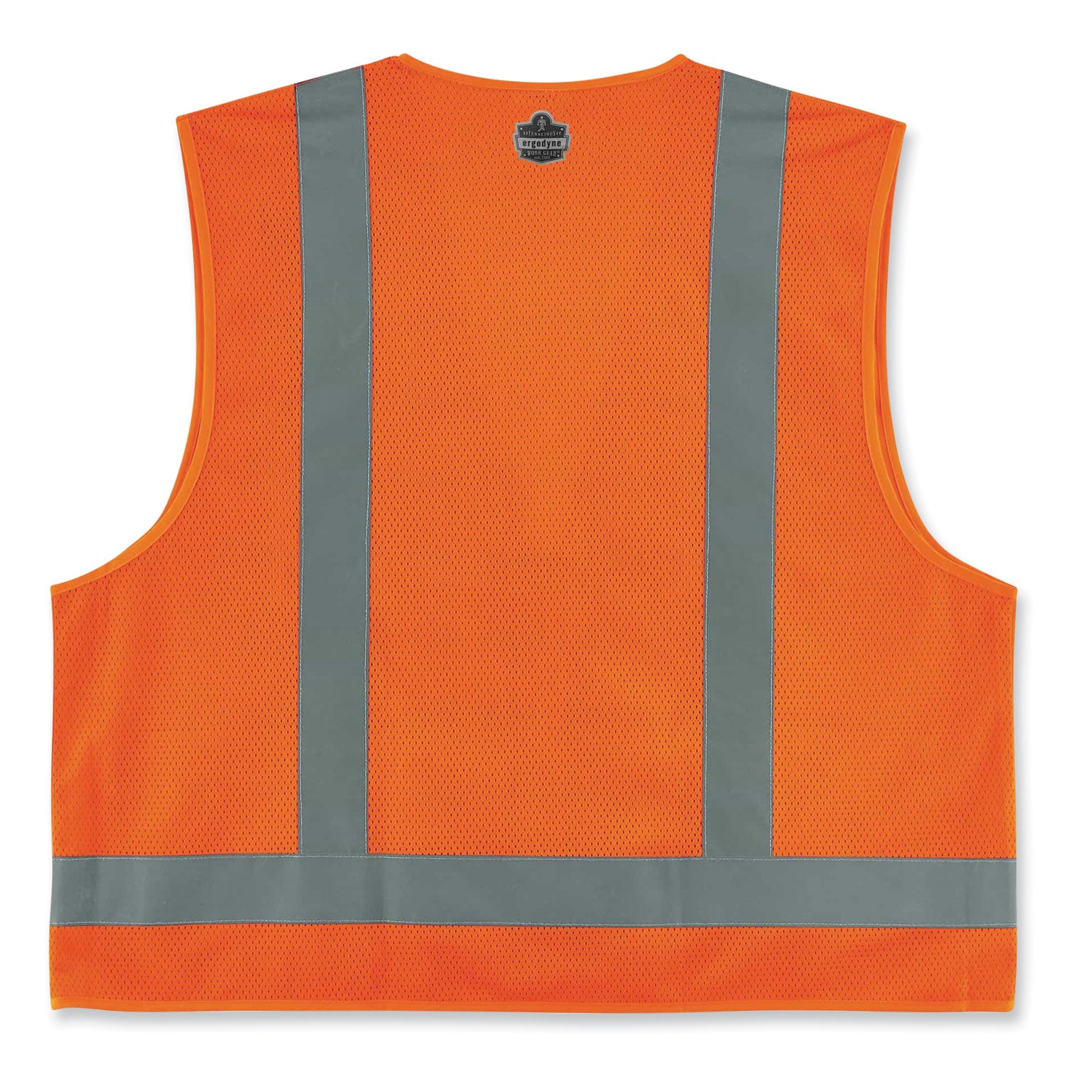 ergodyne GloWear 8249Z Class 2 Economy Surveyors Zipper Vest, Polyester, 2X-Large/3X-Large, Orange (24017)