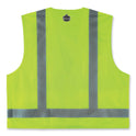 ergodyne GloWear 8249Z Class 2 Economy Surveyors Zipper Vest, Polyester, X-Small, Lime (24021)