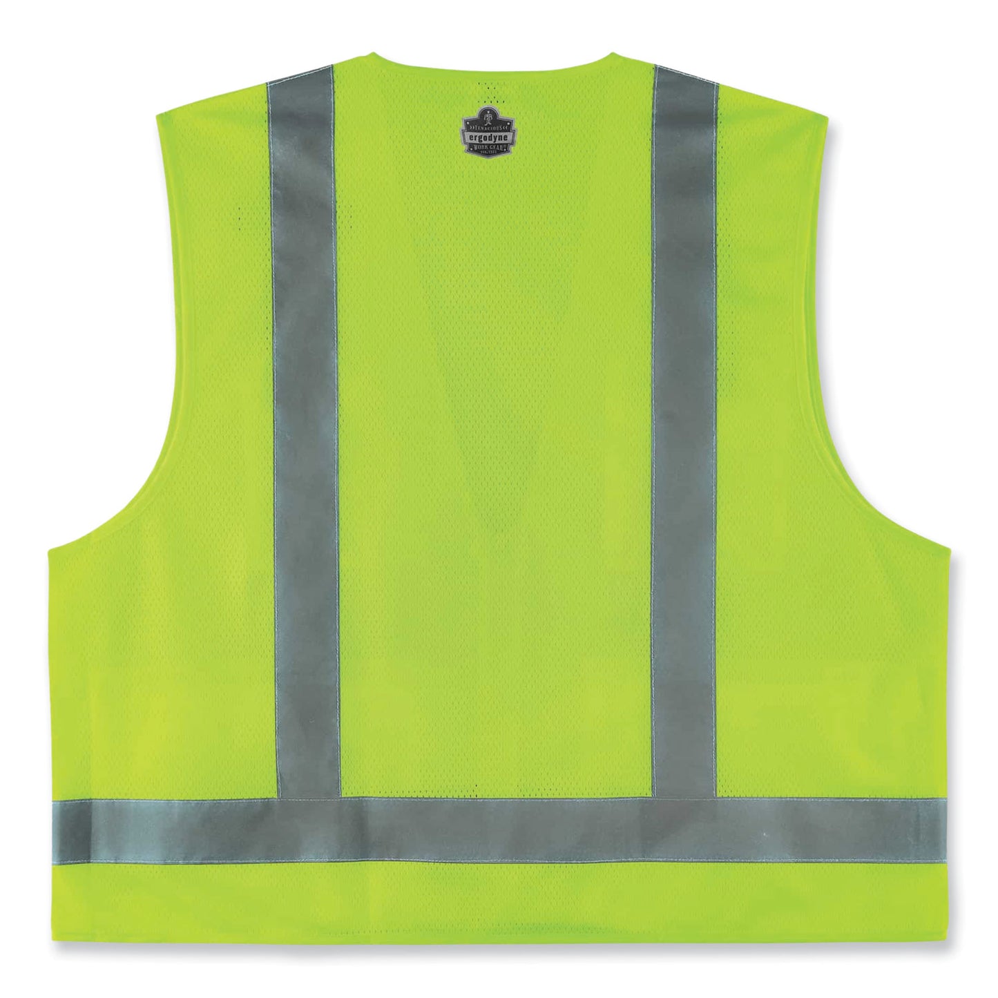 ergodyne GloWear 8249Z Class 2 Economy Surveyors Zipper Vest, Polyester, X-Small, Lime (24021)