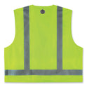 ergodyne GloWear 8249Z Class 2 Economy Surveyors Zipper Vest, Polyester, Small/Medium, Lime (24023)