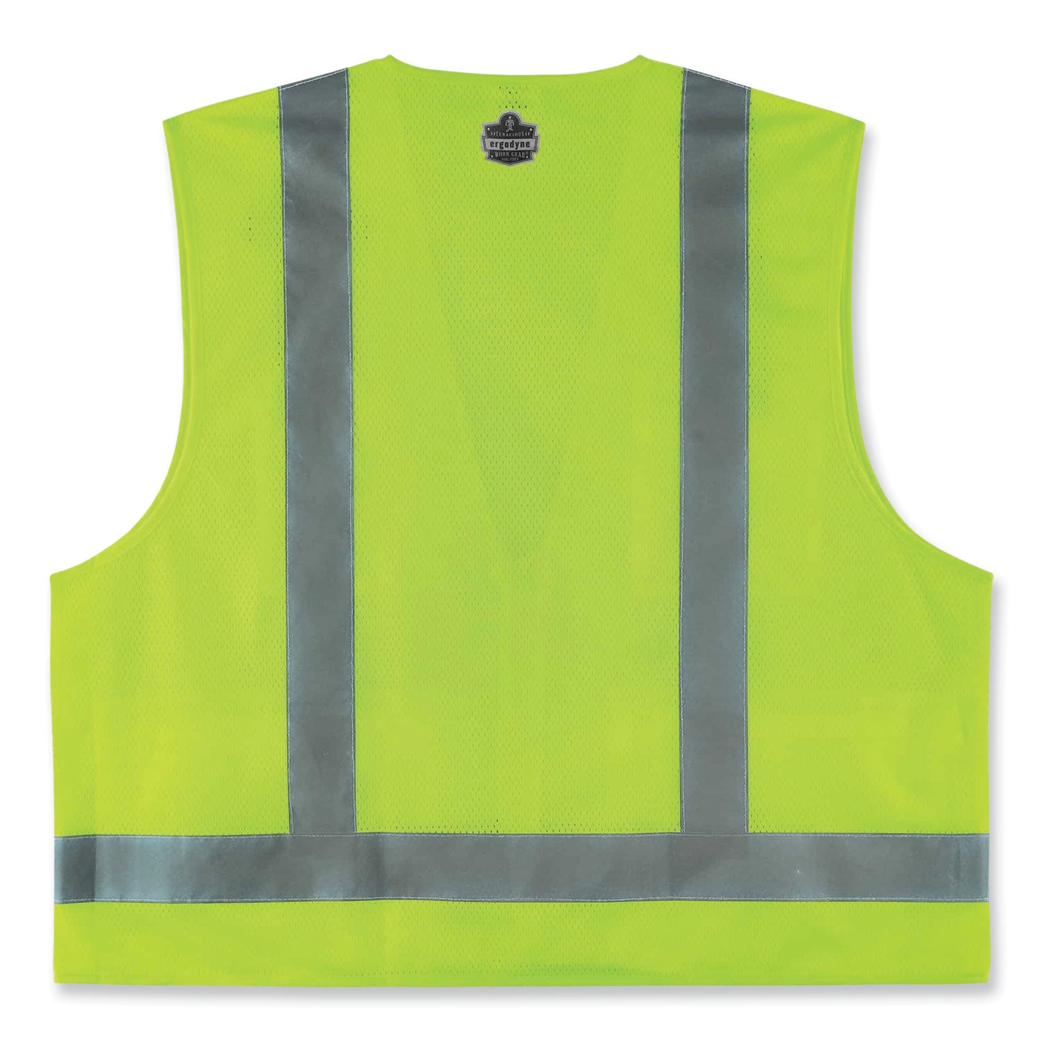 ergodyne GloWear 8249Z Class 2 Economy Surveyors Zipper Vest, Polyester, Small/Medium, Lime (24023)