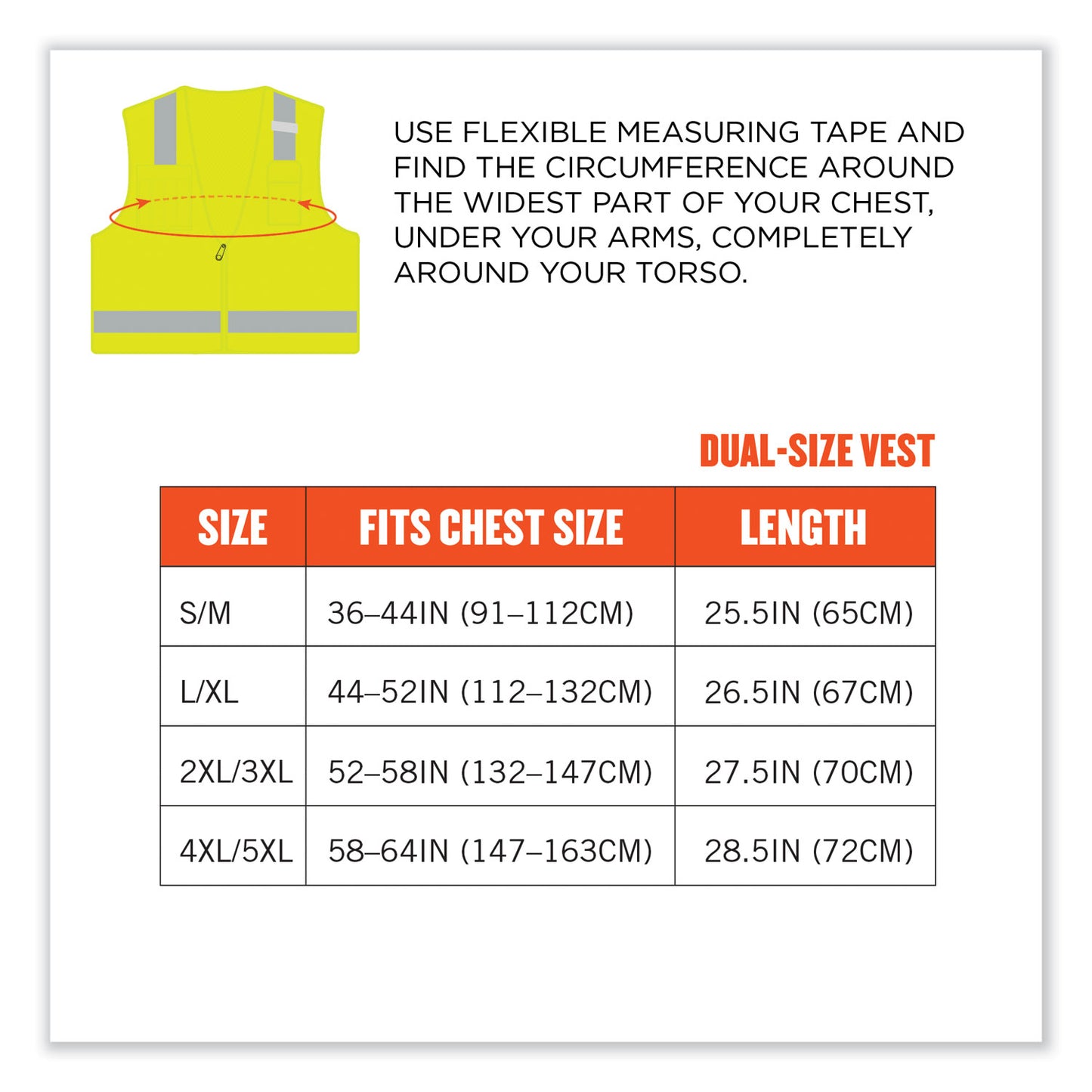 ergodyne GloWear 8249Z Class 2 Economy Surveyors Zipper Vest, Polyester, Small/Medium, Lime (24023)