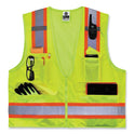 ergodyne GloWear 8248Z Class 2 Two-Tone Surveyors Zipper Vest, Polyester, Large/X-Large, Lime (24075)