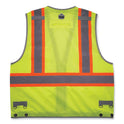 ergodyne GloWear 8231TV Class 2 Hi-Vis Tool Tethering Safety Vest, Polyester, Small/Medium, Lime (24173)