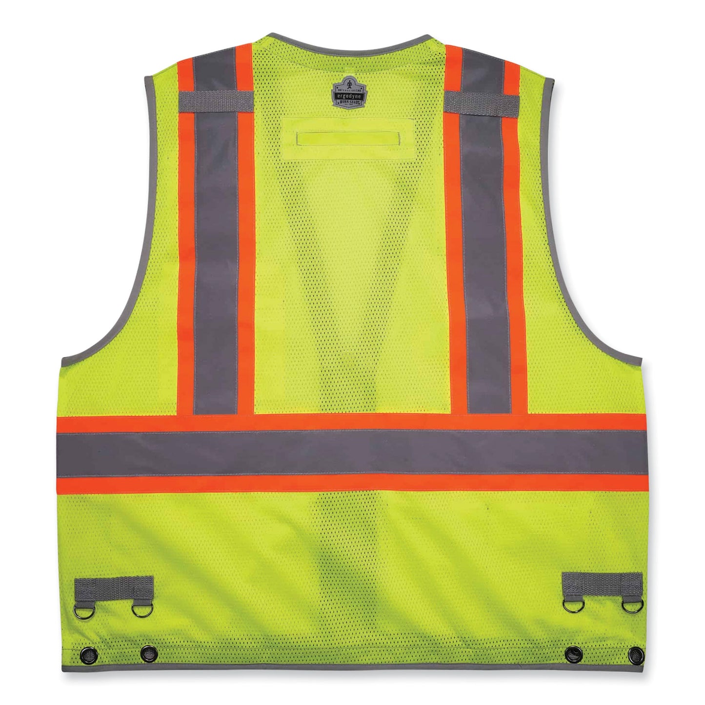 ergodyne GloWear 8231TV Class 2 Hi-Vis Tool Tethering Safety Vest, Polyester, Large/X-Large, Lime (24175)