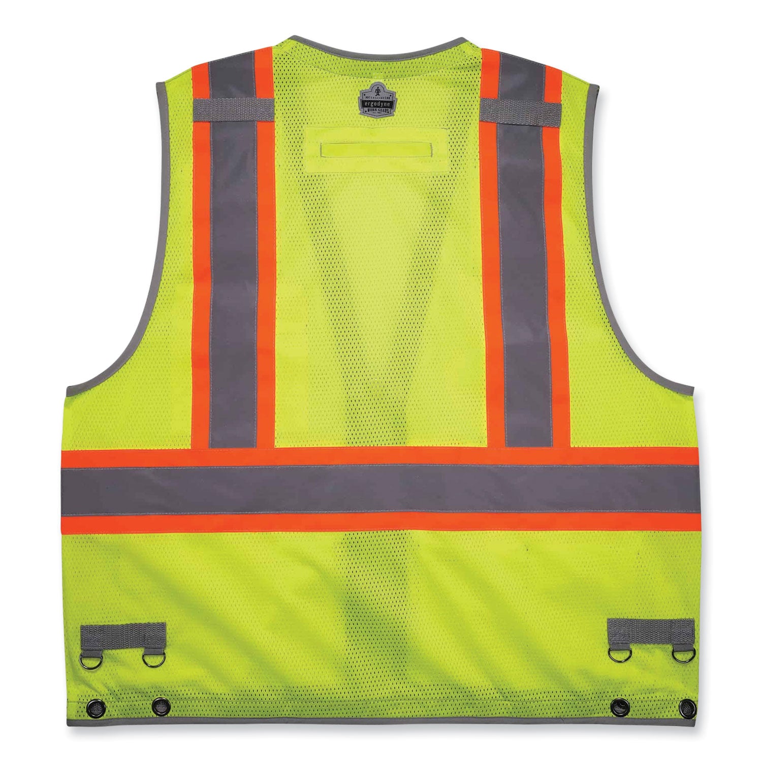 ergodyne GloWear 8231TV Class 2 Hi-Vis Tool Tethering Safety Vest, Polyester, Large/X-Large, Lime (24175)