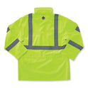 ergodyne GloWear 8365 Class 3 Hi-Vis Rain Jacket, Polyester, 2X-Large, Lime (24326)