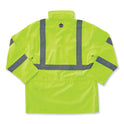 ergodyne GloWear 8365 Class 3 Hi-Vis Rain Jacket, Polyester, 4X-Large, Lime (24328)