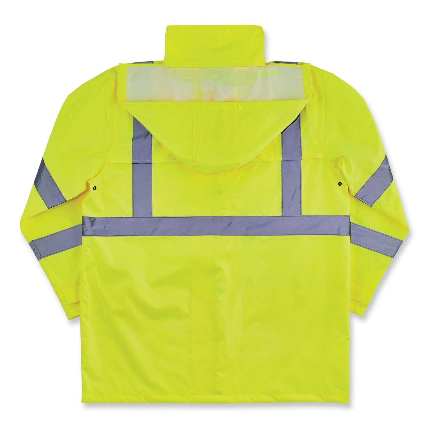 ergodyne GloWear 8366 Class 3 Lightweight Hi-Vis Rain Jacket, Polyester, Medium, Lime (24333)