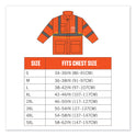 ergodyne GloWear 8366 Class 3 Lightweight Hi-Vis Rain Jacket, Polyester, 2X-Large, Orange (24366)