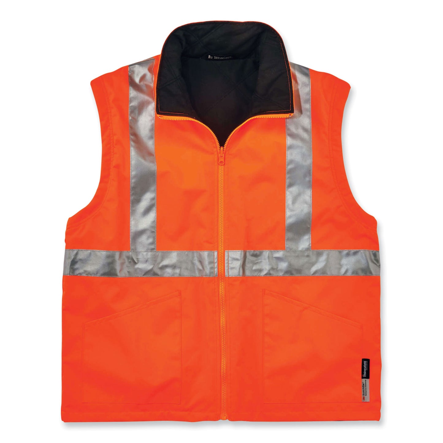 ergodyne GloWear 8385 Class 3 Hi-Vis 4-in-1 Jacket, Small, Orange (24372)