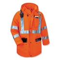 ergodyne GloWear 8385 Class 3 Hi-Vis 4-in-1 Jacket, Small, Orange (24372)