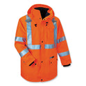 ergodyne GloWear 8385 Class 3 Hi-Vis 4-in-1 Jacket, Small, Orange (24372)