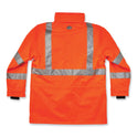 ergodyne GloWear 8385 Class 3 Hi-Vis 4-in-1 Jacket, Medium, Orange (24373)