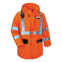 ergodyne GloWear 8385 Class 3 Hi-Vis 4-in-1 Jacket, Medium, Orange (24373)