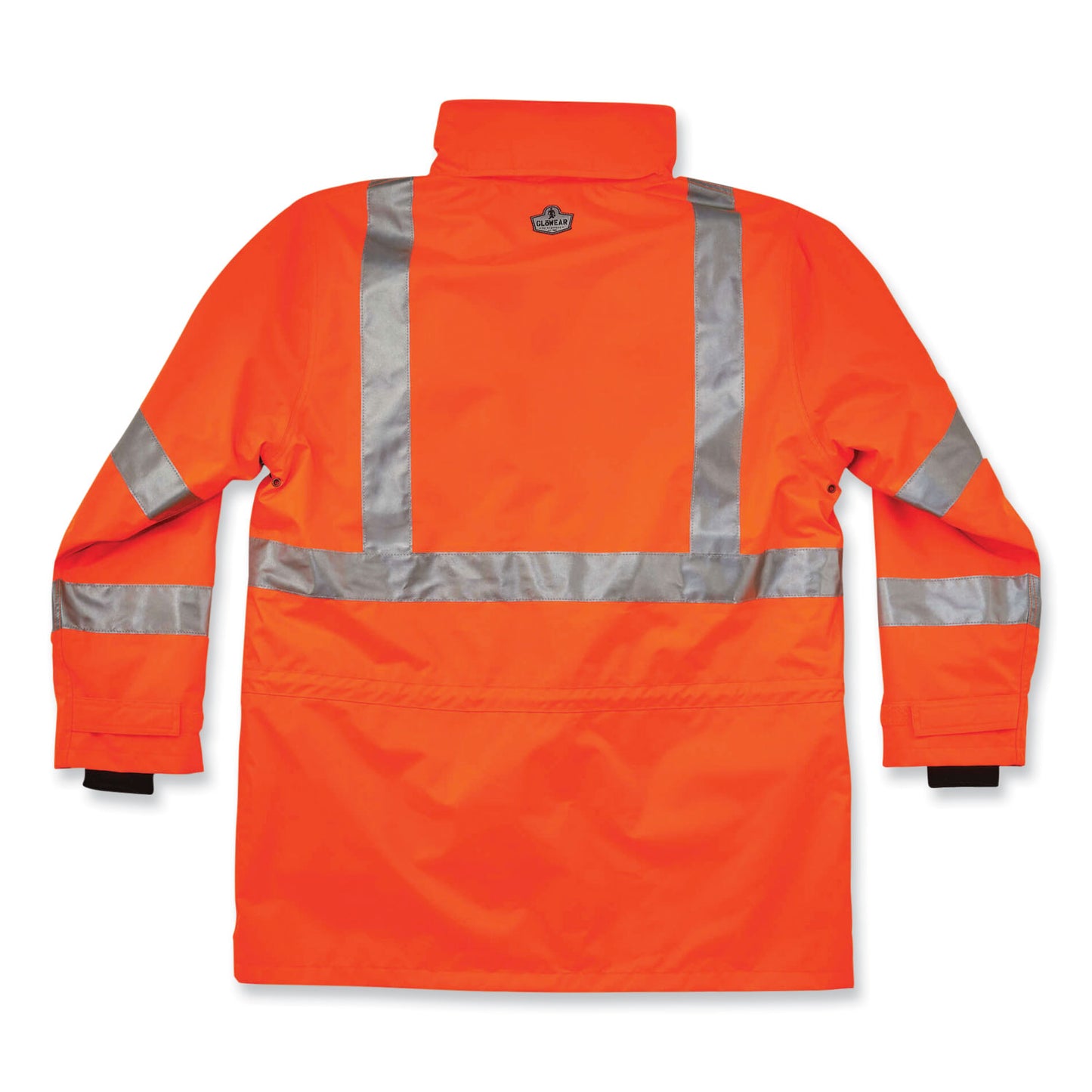 ergodyne GloWear 8385 Class 3 Hi-Vis 4-in-1 Jacket, X-Large, Orange (24375)