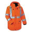 ergodyne GloWear 8385 Class 3 Hi-Vis 4-in-1 Jacket, X-Large, Orange (24375)