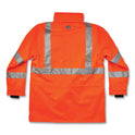 ergodyne GloWear 8385 Class 3 Hi-Vis 4-in-1 Jacket, 2X-Large, Orange (24376)