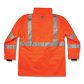 ergodyne GloWear 8385 Class 3 Hi-Vis 4-in-1 Jacket, 3X-Large, Orange (24377)